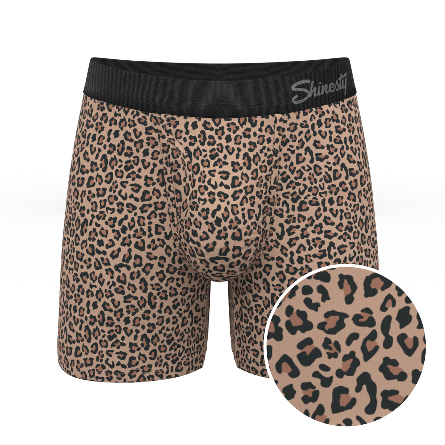 The Wild Cat | Leopard Print Ball Hammock® Pouch Underwear With Fly