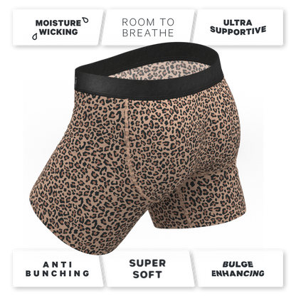 The Wild Cat | Leopard Print Ball Hammock® Pouch Underwear