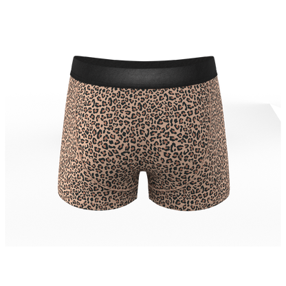 The Wild Cat | Leopard Print Ball Hammock® Pouch Trunks Underwear