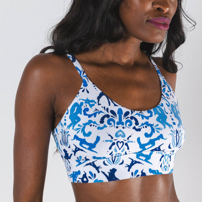 The Risqué Rorschach  | Blue Willow Bralette