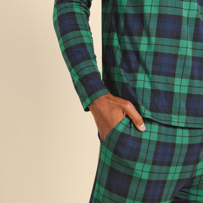 The Black Watch | Tartan Plaid SleepDeep™ Men’s Long Sleeve Pajama Shirt