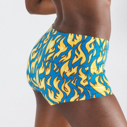 The Fire Crotch | Flames Modal Boyshort Underwear