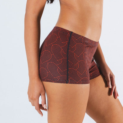 The Cherub | Geometric Hearts Modal Boyshort Underwear