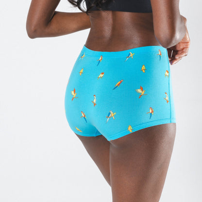 The Tweet Yourself | Parrot Modal Boyshort Underwear