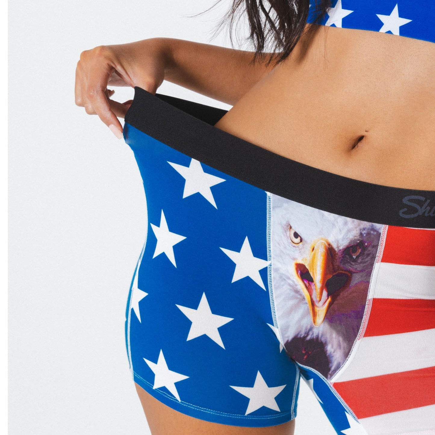 The Mascot | American Flag Women’s Boxers