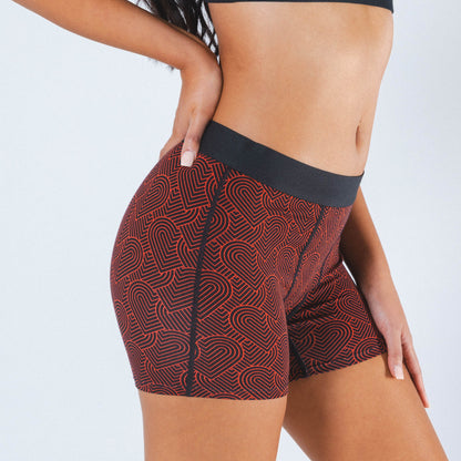 The Cherub | Geometric Hearts Women’s Boxers