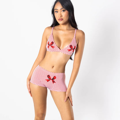 The Date Night | Valentine's Day Bow Modal Boyshort Underwear