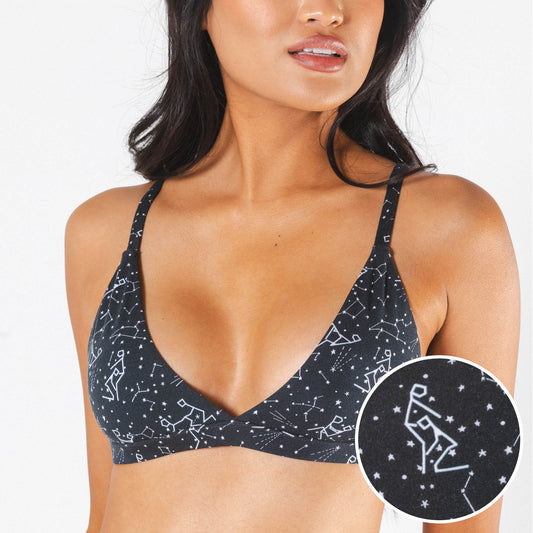 The Big Bang | Glow in the Dark Constellation Triangle Bralette