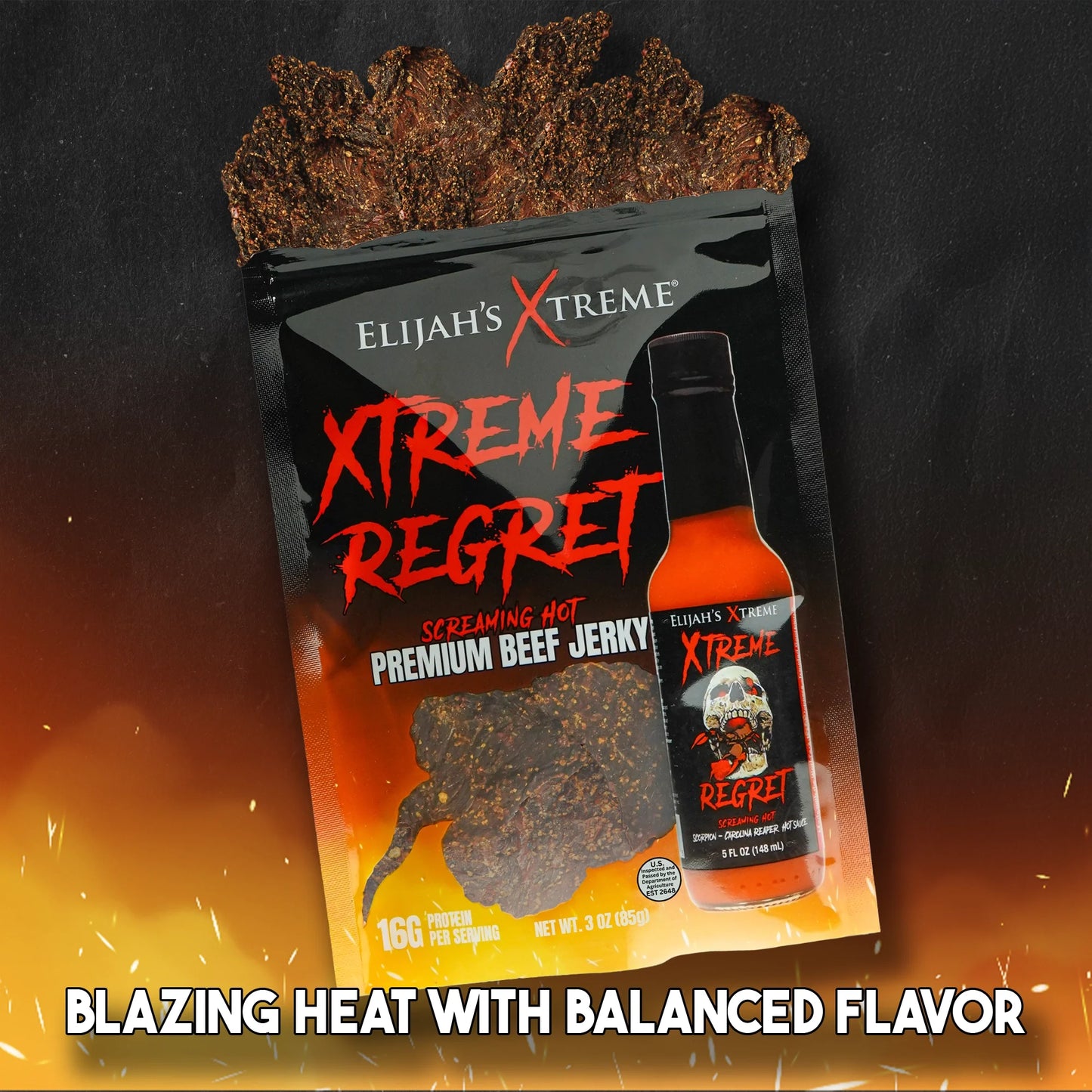 Xtreme Regret Spicy Beef Jerky (6 Bags)