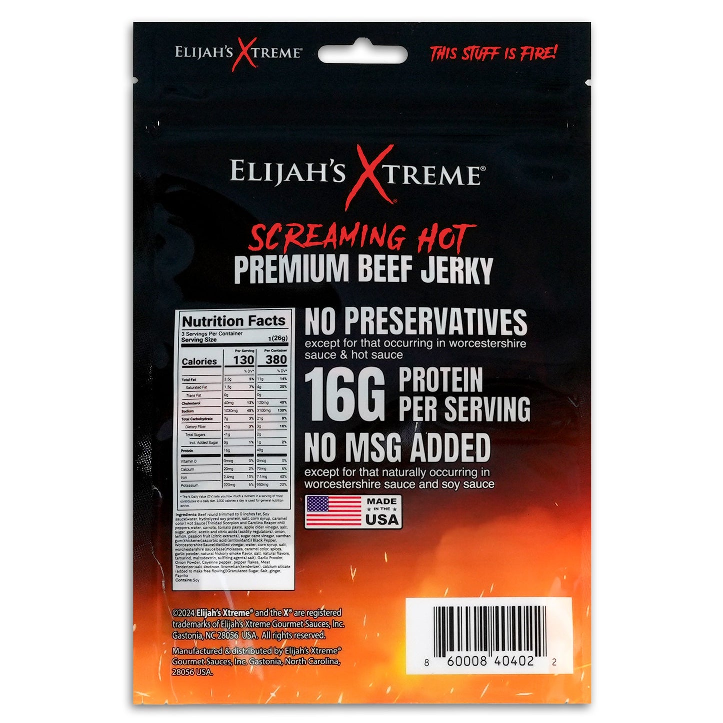 Xtreme Regret Spicy Beef Jerky