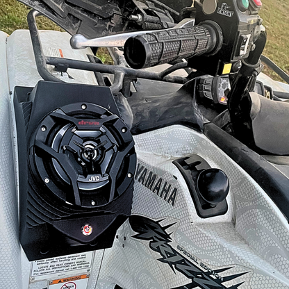 Yamaha Grizzly Bluetooth ATV Speaker Pods - Fender Mounted