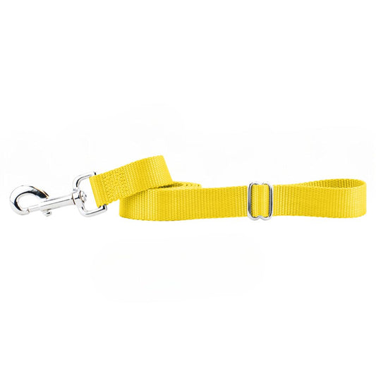 Yellow Nylon Dog Leash