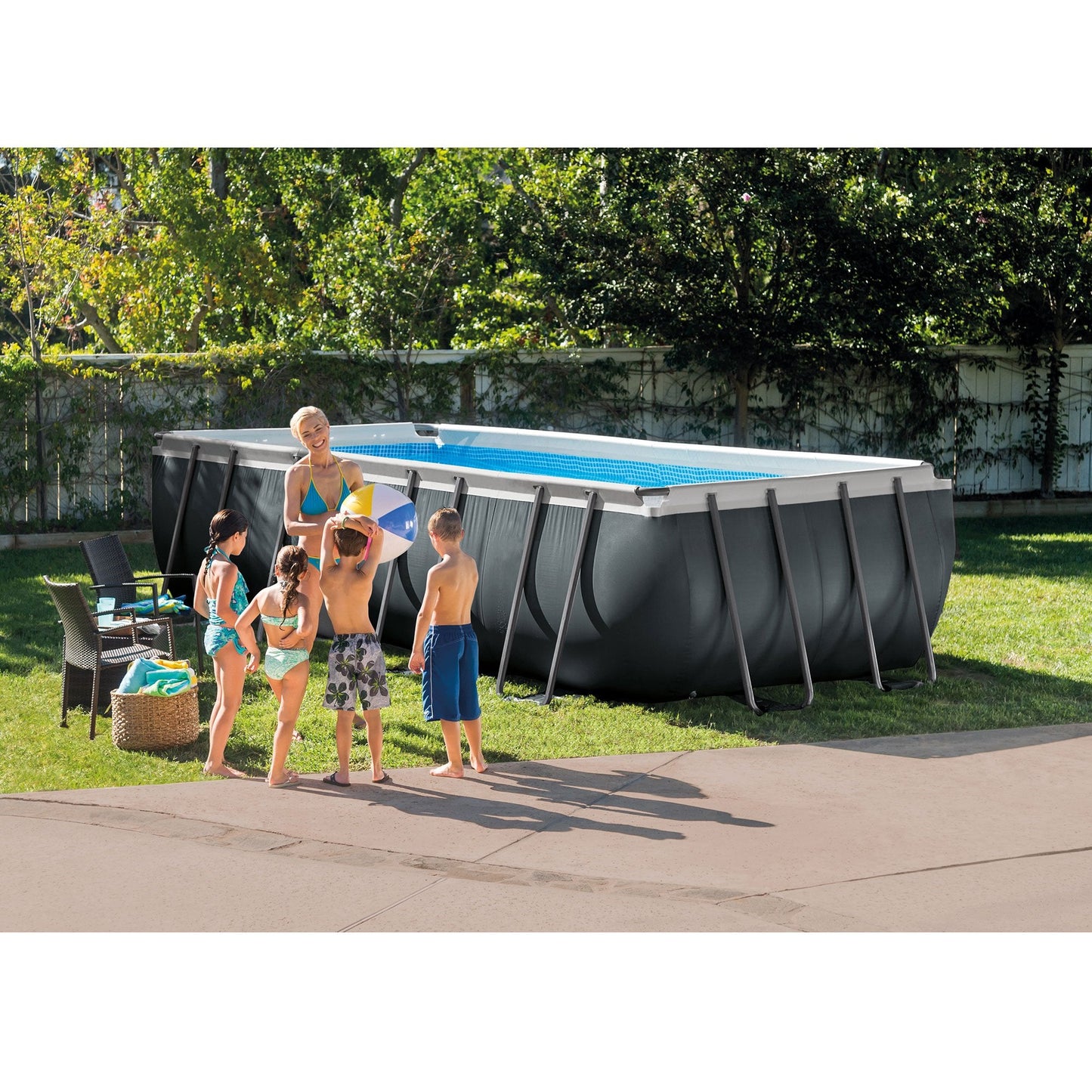 Intex 18ft x 9ft x 52in Ultra XTR Frame Pool, Cooler (2 Pack), & Float (4 Pack)