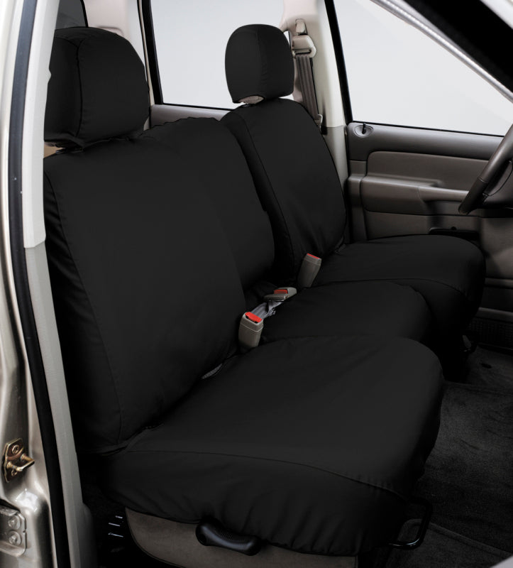 Covercraft 22-23 Toyota Tundra Polycotton SeatSaver Custom Second Row Seat Covers - Charcoal