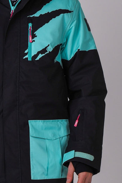 Afterparty Jacket Black & Mint Men's