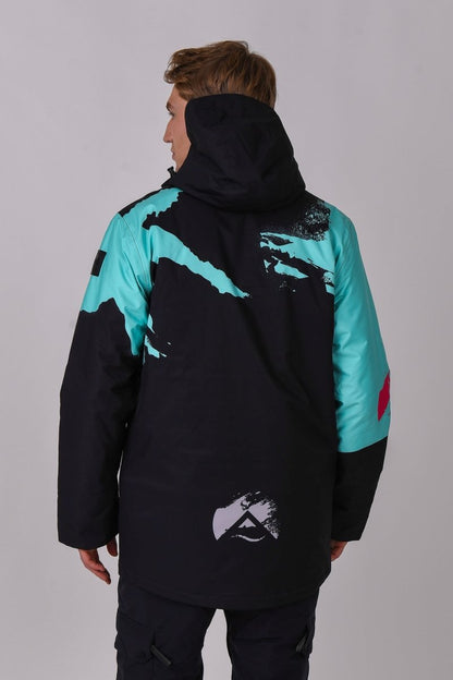 Afterparty Jacket Black & Mint Men's