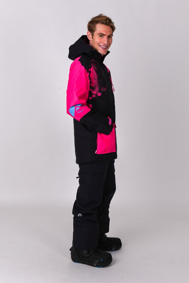 Afterparty Jacket Black & Pink Men's