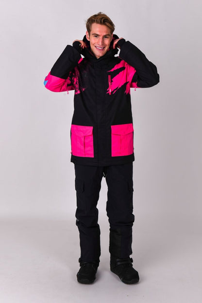 Afterparty Jacket Black & Pink Men's