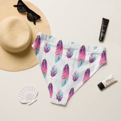 Yeehaw Boho Feather Bikini Bottom