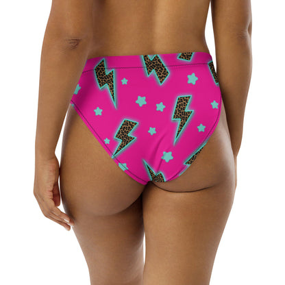 Yeehaw Leopard Lightning Bikini Bottom