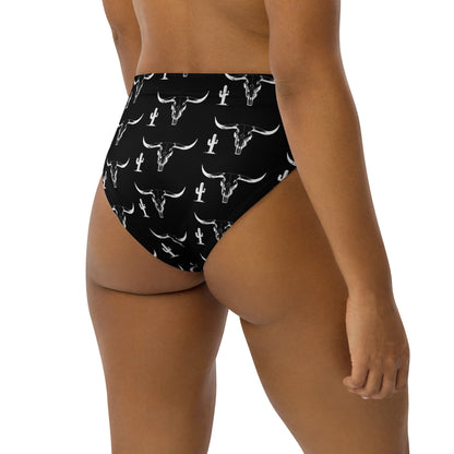 Yeehaw White Bullhead Cactus Bikini Bottom