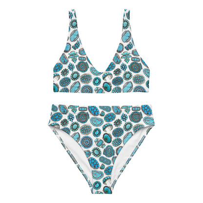 Yeehaw Turquoise Crazy Bikini