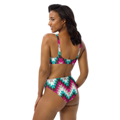 Yeehaw Turquoise Pink Aztec Bikini