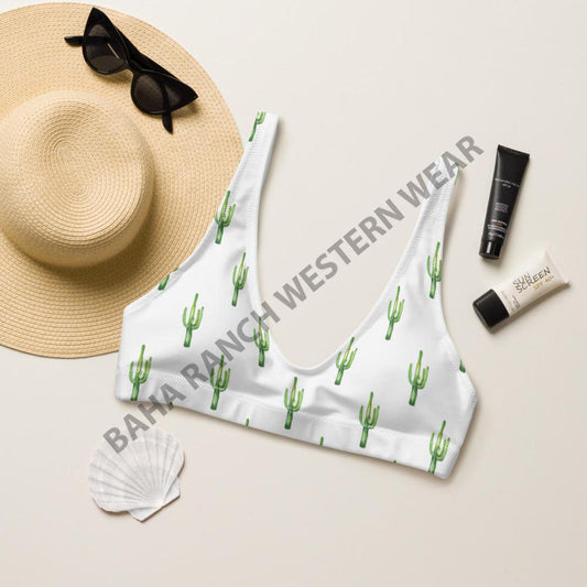 Yeehaw Cactus Bikini Top