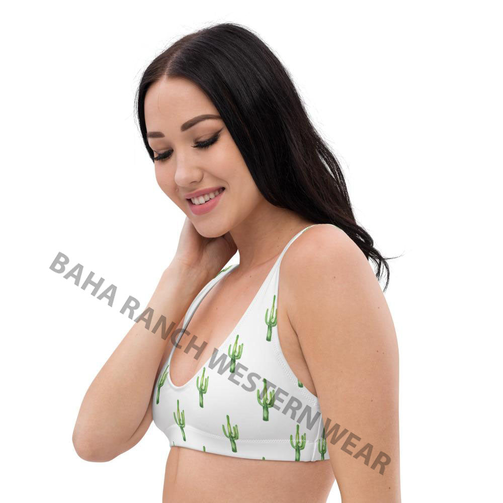 Yeehaw Cactus Bikini Top