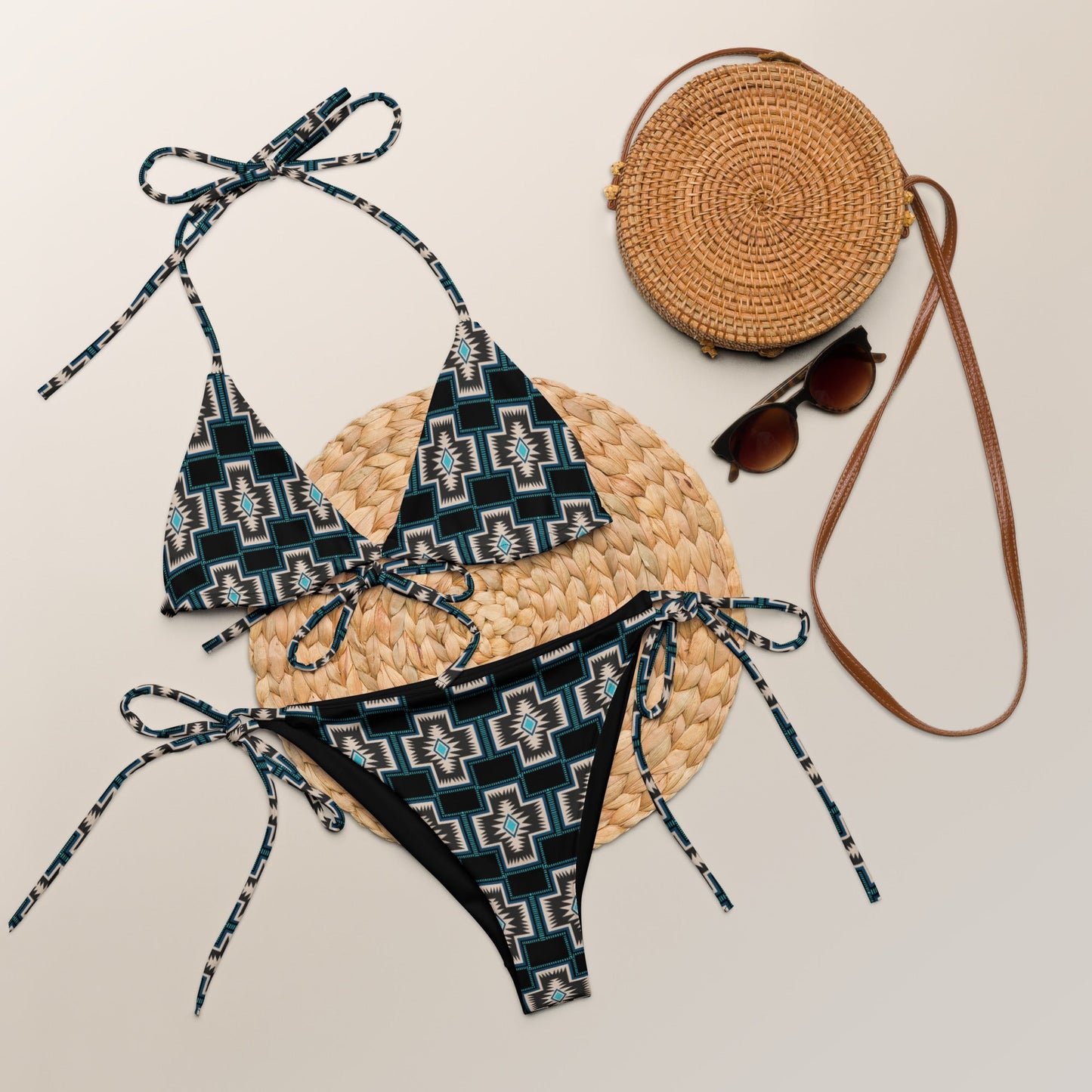 Yeehaw Southwest Cross String Bikini