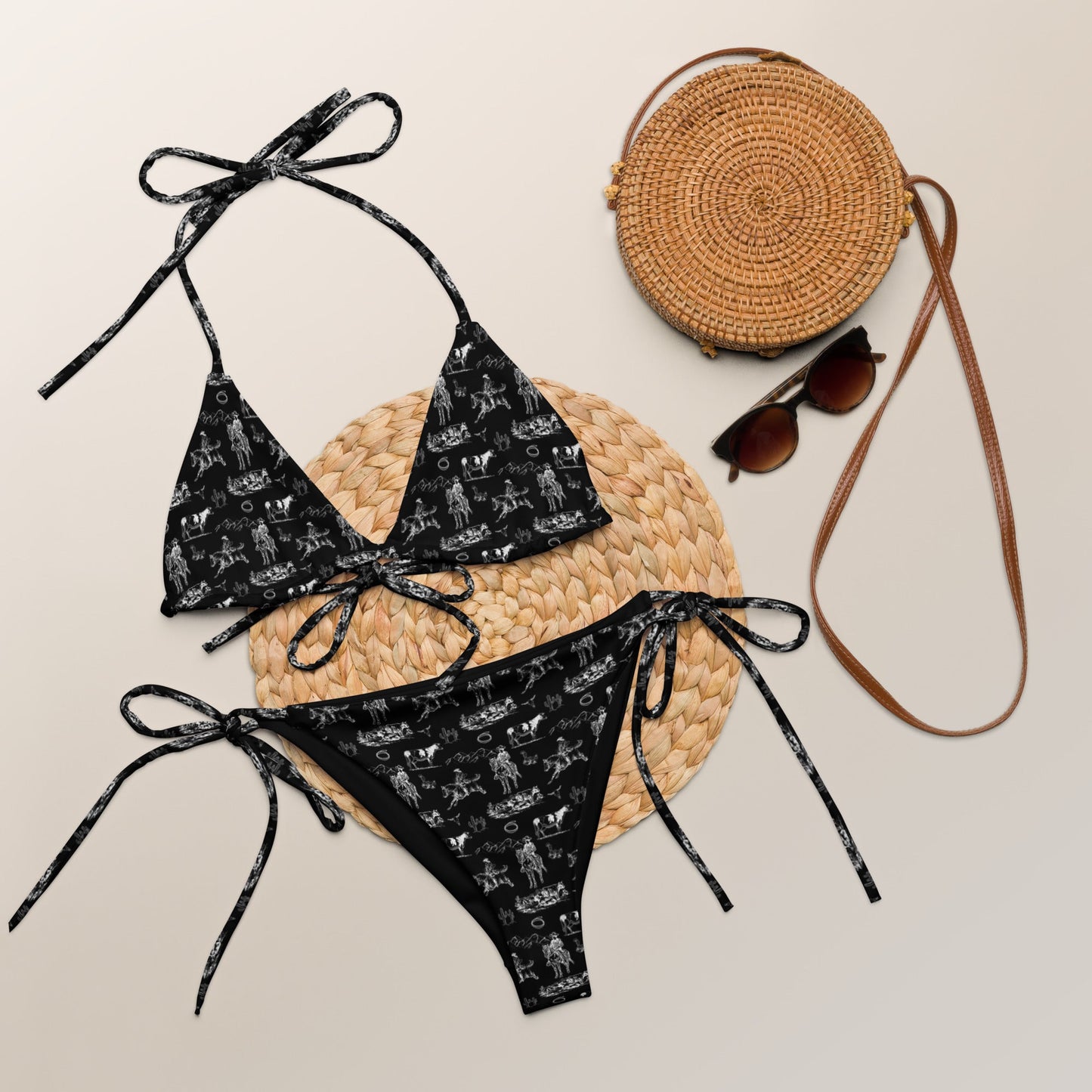 Yeehaw Ranch Life String Bikini