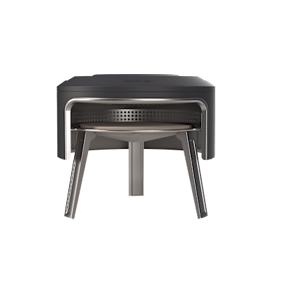 Solo Stove Pi Prime Gas Pizza Oven Outdoor | Portable, Stainless Steel Powerful Demi-Dome Heating, Cordierite Pizza Stone, Panoramic Opening, Perfect for Authentic Stone Baked Pizzas | Pizza Cooking Accessories