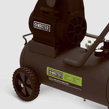 Master Mechanic 8 Gallon Portable Oil Free Air Compressor with Enclosed Motor