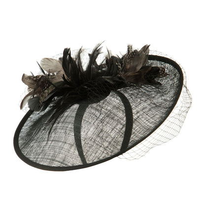 Animal Print Fascinator With Netting