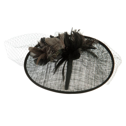 Animal Print Fascinator With Netting