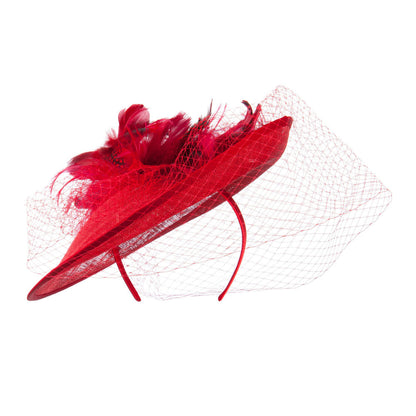 Animal Print Fascinator With Netting