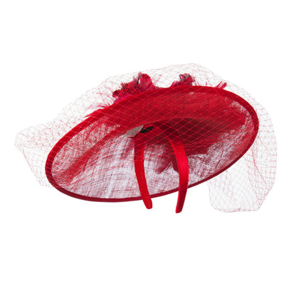 Animal Print Fascinator With Netting