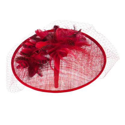 Animal Print Fascinator With Netting