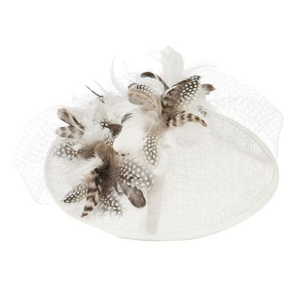 Animal Print Fascinator With Netting