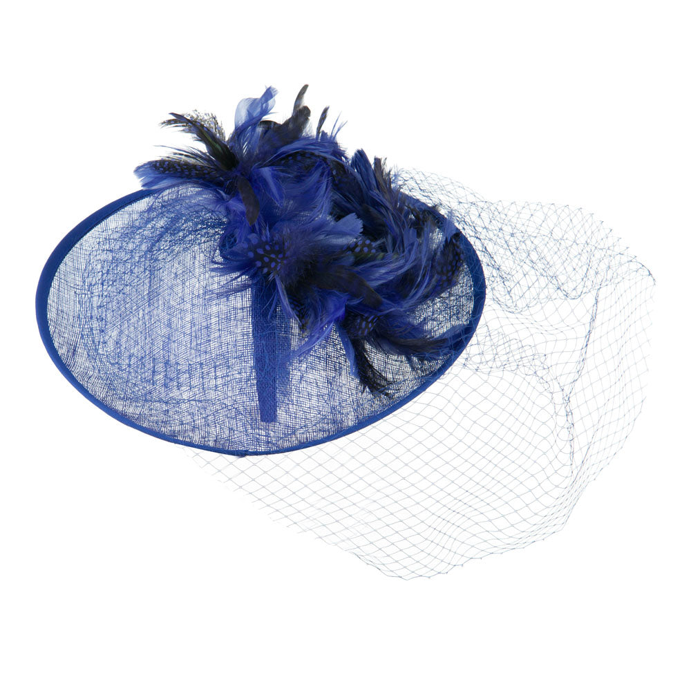 Animal Print Fascinator With Netting