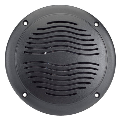 AquaVibe WR42B | Marine Water-Resistant 5" Dual Cone Speaker/Grill | Black