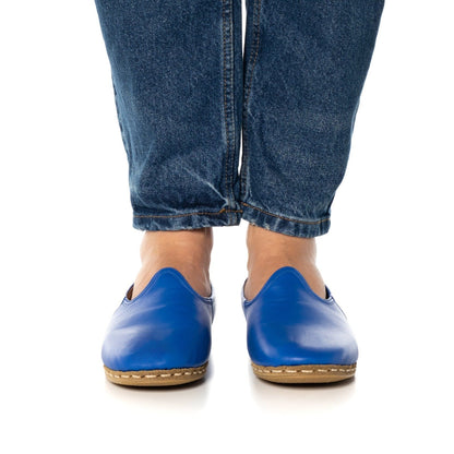 Men's Blue Slip On Shoes