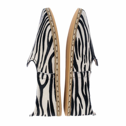 Men's Zebra Slip On Shoes