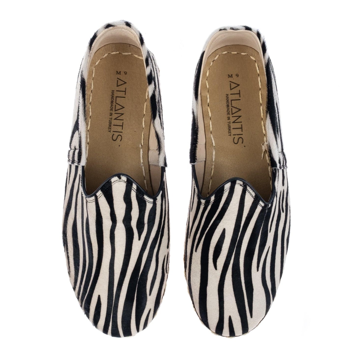 Men's Zebra Slip On Shoes