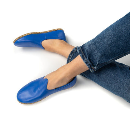 Men's Blue Slip On Shoes