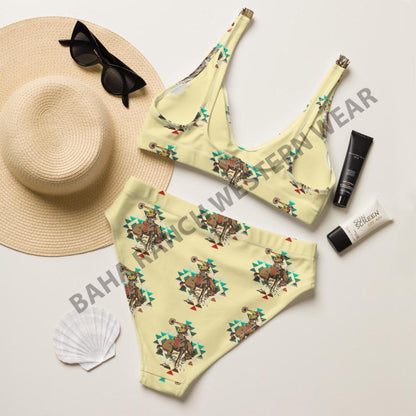 Yeehaw Let Er Buck Aztec Bronc Bikini