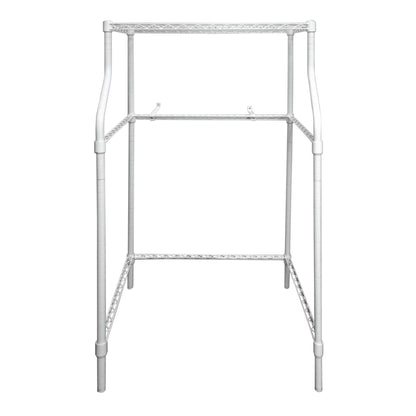 Magic Chef Clothing Drying Rack Stand for Laundry, Powder Coated Metal, White