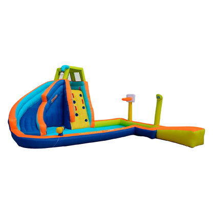 Banzai Hyper Drench 8-in-1 Giant Inflatable Water Slide Activity Splash Park