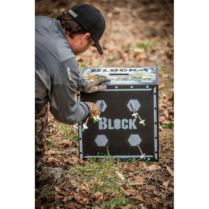 BLOCK XXL 4 Sided High Density Layered Core Vault Archery Arrow Target, Black