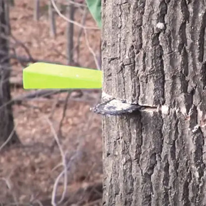 Timber Tuff 10 Inch Felling Wedge w/Hi Vis Color and Serrated Grippers (2 Pack)